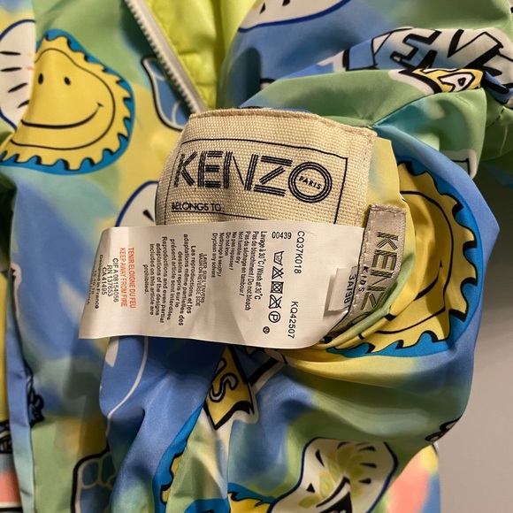 Kenzo kids hooded jacket, new - Picture 8 of 9
